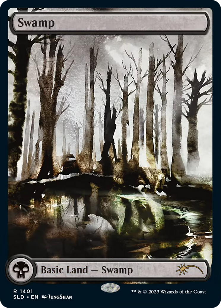 Swamp (1401) (SLD-1401) - Secret Lair Drop Foil