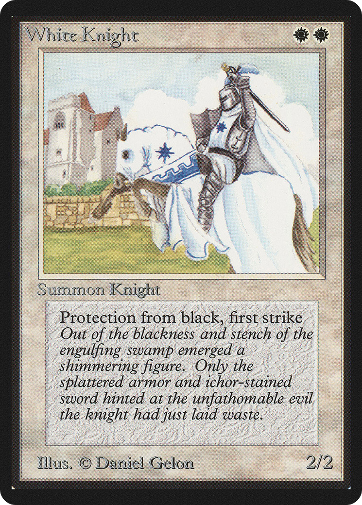 White Knight (LEB-) - Limited Edition Beta