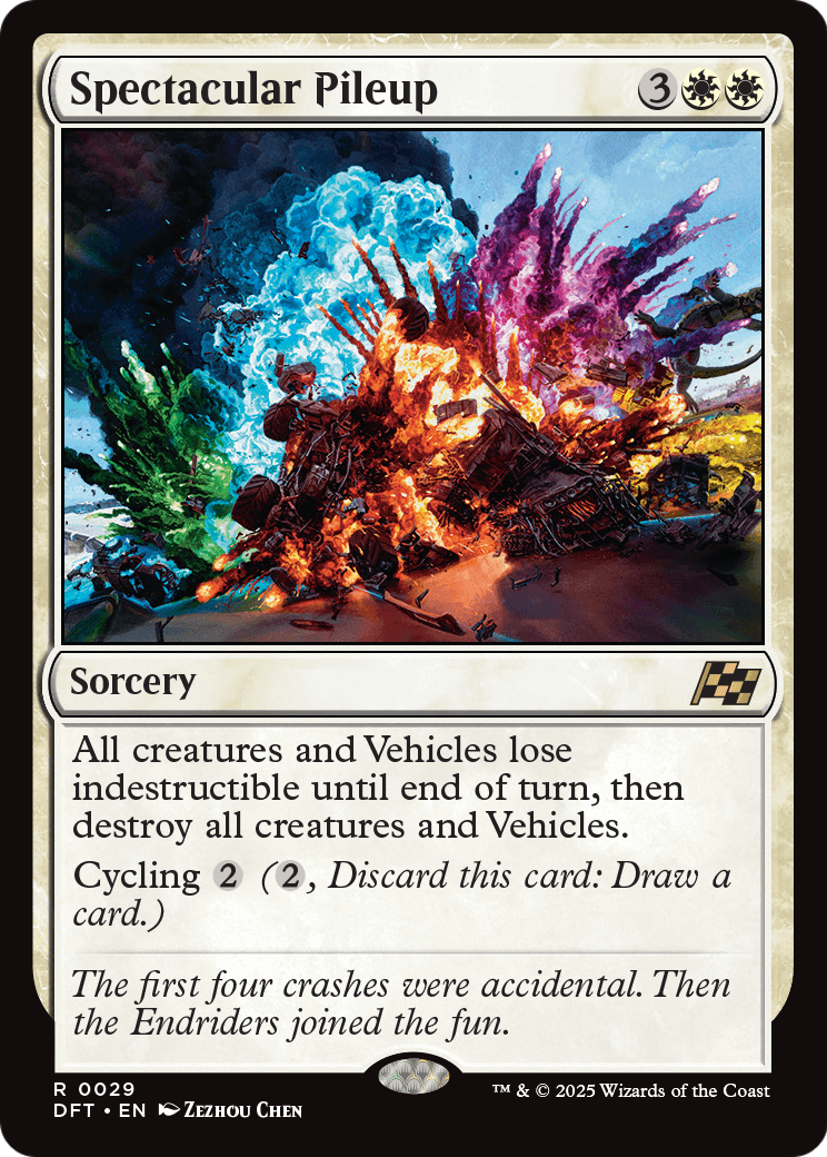 Spectacular Pileup (DFT-029) - Aetherdrift Foil
