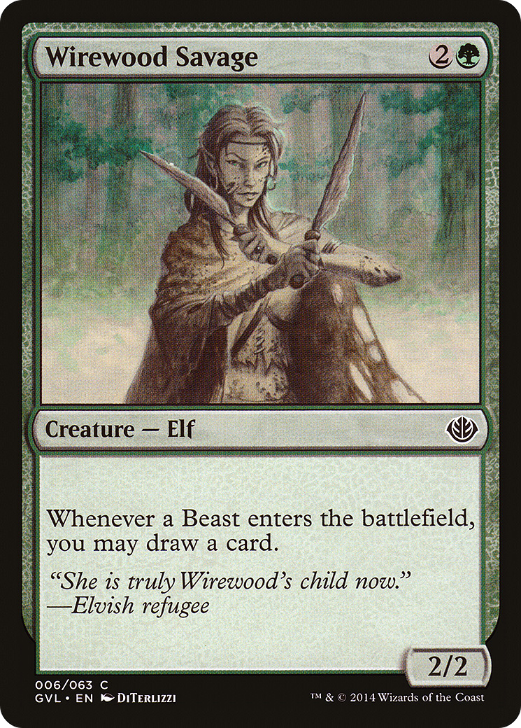 Wirewood Savage (DD3-) - Duel Decks Anthology: Garruk vs. Liliana