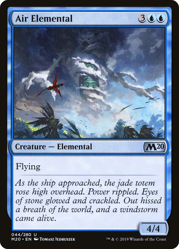 Air Elemental (M20-044) - Core Set 2020 Foil