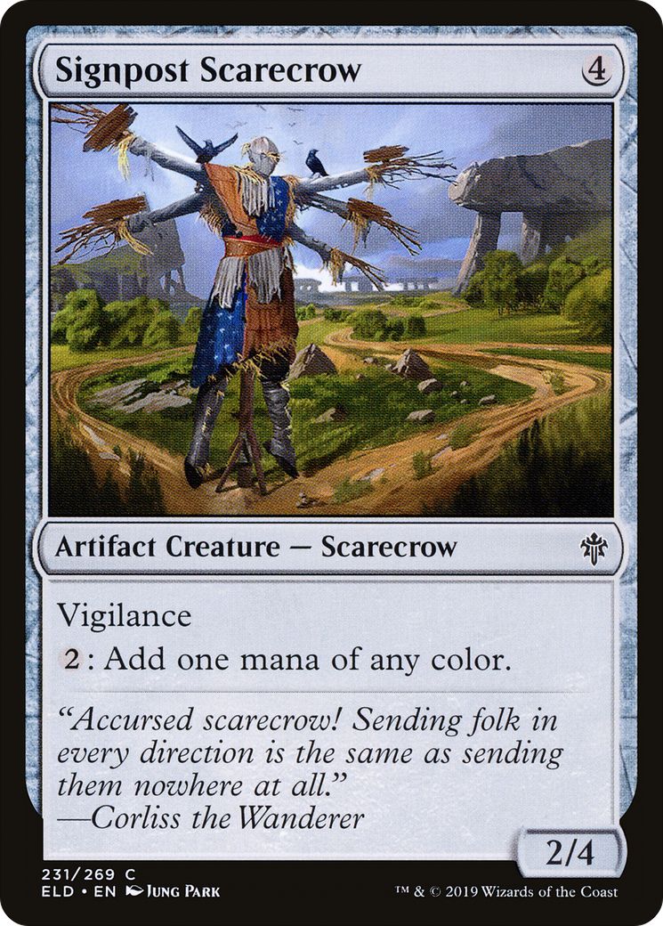 Signpost Scarecrow (ELD-231) - Throne of Eldraine Foil