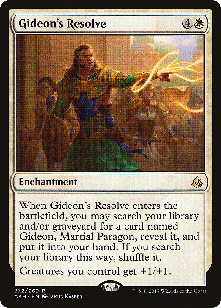Gideon's Resolve (AKH-272) - Amonkhet