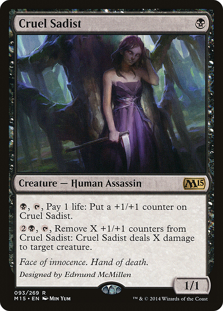 Cruel Sadist (M15-093) - Magic 2015 Foil