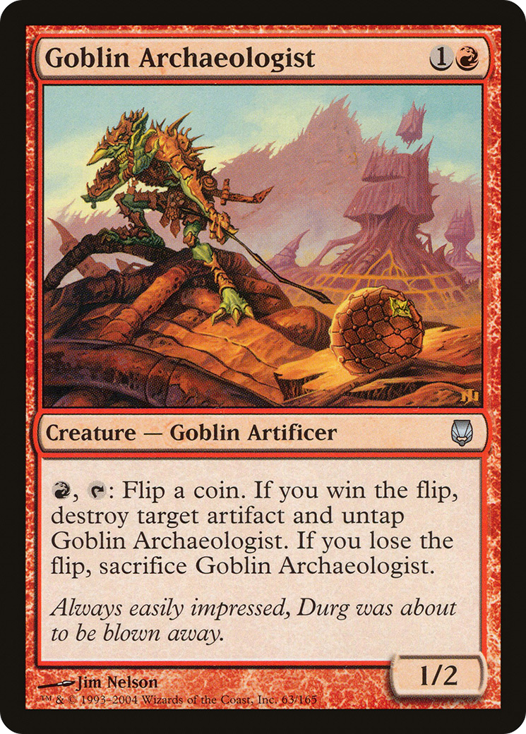 Goblin Archaeologist (DST-063) - Darksteel