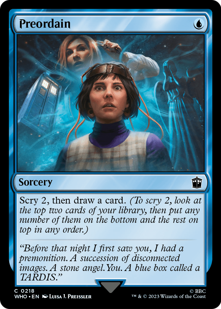 Preordain (WHO-218) - Doctor Who Foil