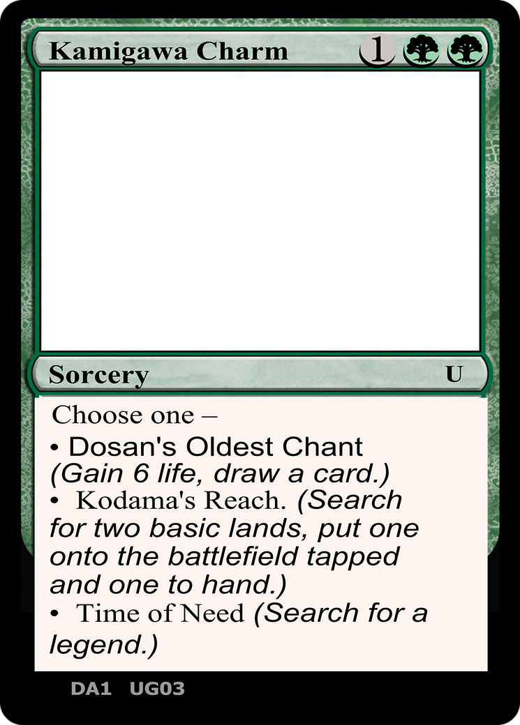 Kamigawa Charm (UNK-) - Unknown Event