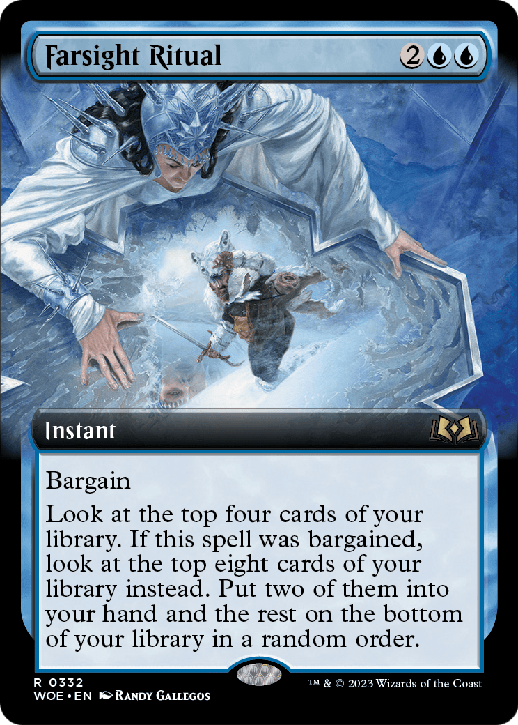 Farsight Ritual (Extended Art) (WOE-332) - Wilds of Eldraine: (Extended Art)
