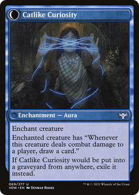 Mischievous Catgeist (VOW-069) - Innistrad: Crimson Vow: (Double Faced Transform)