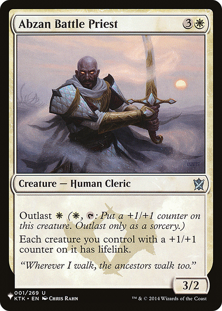 Abzan Battle Priest (LIST-001/269) - The List