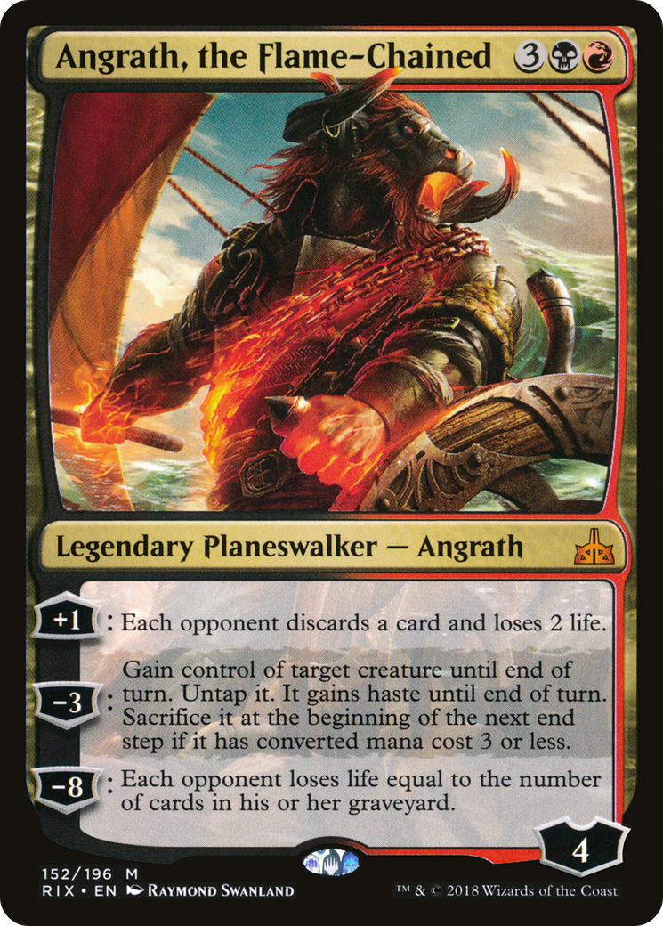 Angrath, the Flame-Chained (RIX-152) - Rivals of Ixalan