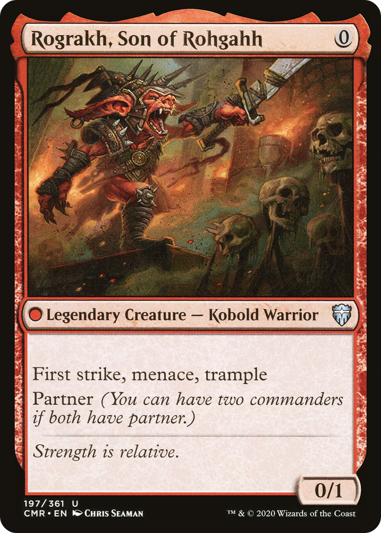 Rograkh, Son of Rohgahh (CMR-197) - Commander Legends Foil
