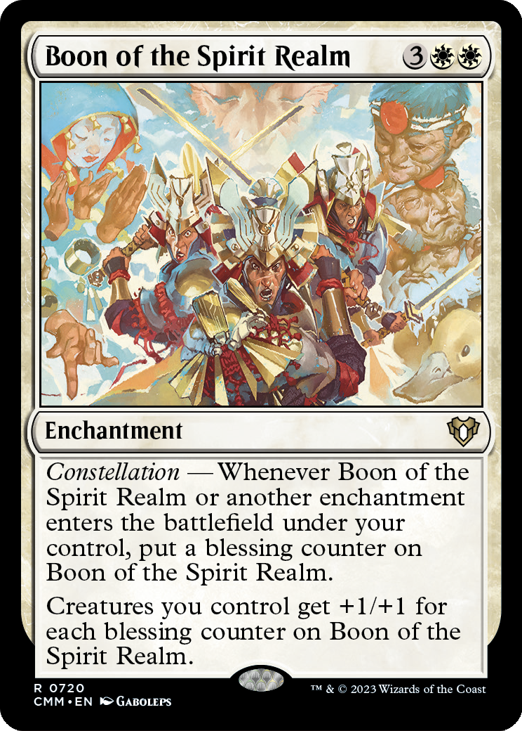 Boon of the Spirit Realm (CMM-720) - Commander Masters