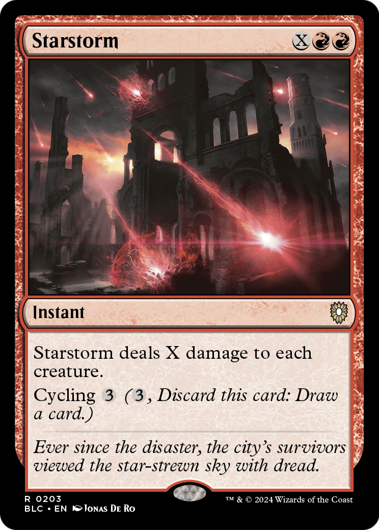 Starstorm (BLC-203) - Bloomburrow Commander