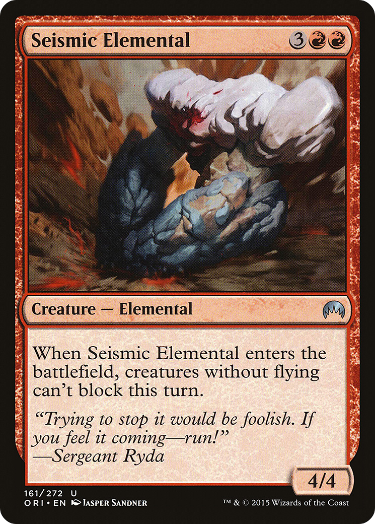 Seismic Elemental (ORI-161) - Magic Origins