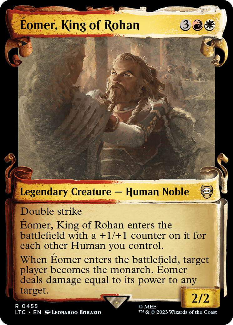 Eomer, King of Rohan (Showcase Scrolls) (LTC-455) - Tales of Middle-earth Commander: (Showcase)
