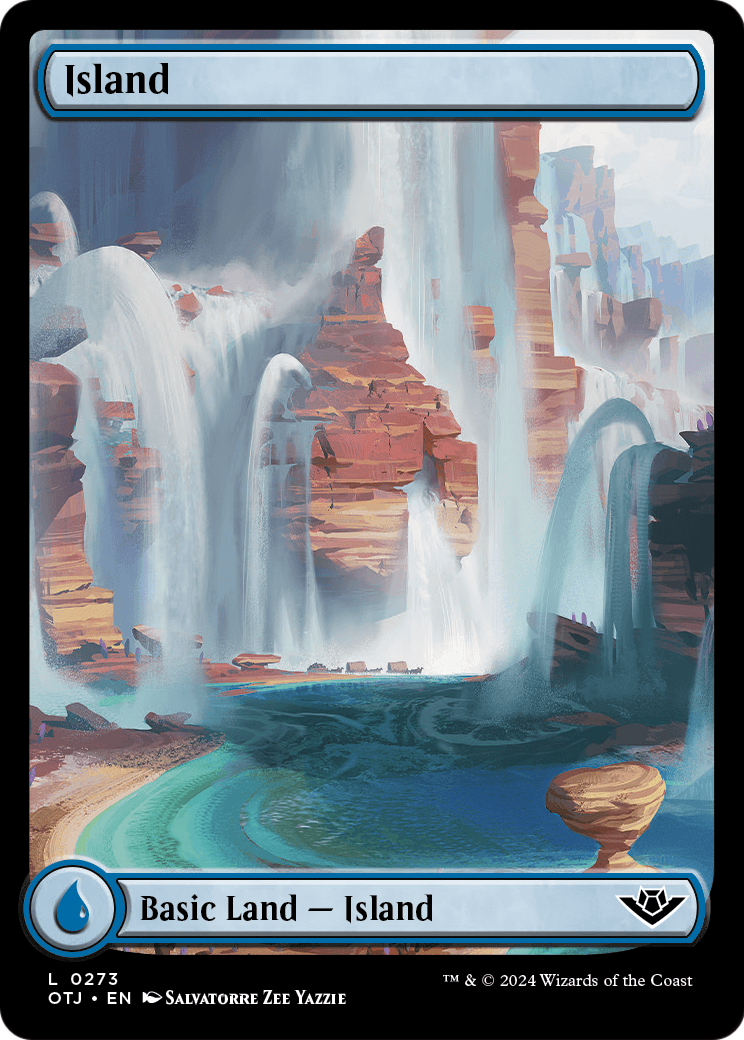 Island (0273) (OTJ-273) - Outlaws of Thunder Junction Foil