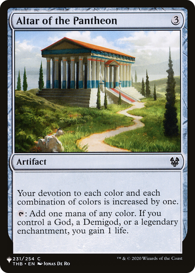 Altar of the Pantheon (LIST-231) - The List