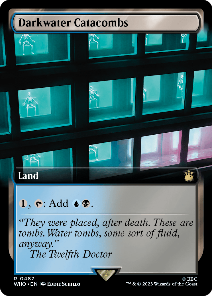 Darkwater Catacombs (Extended Art) (WHO-487) - Doctor Who: (Extended Art) Foil