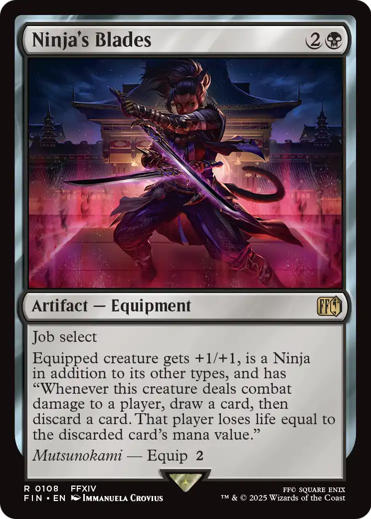 Ninja's Blades (FIN-108) - FINAL FANTASY