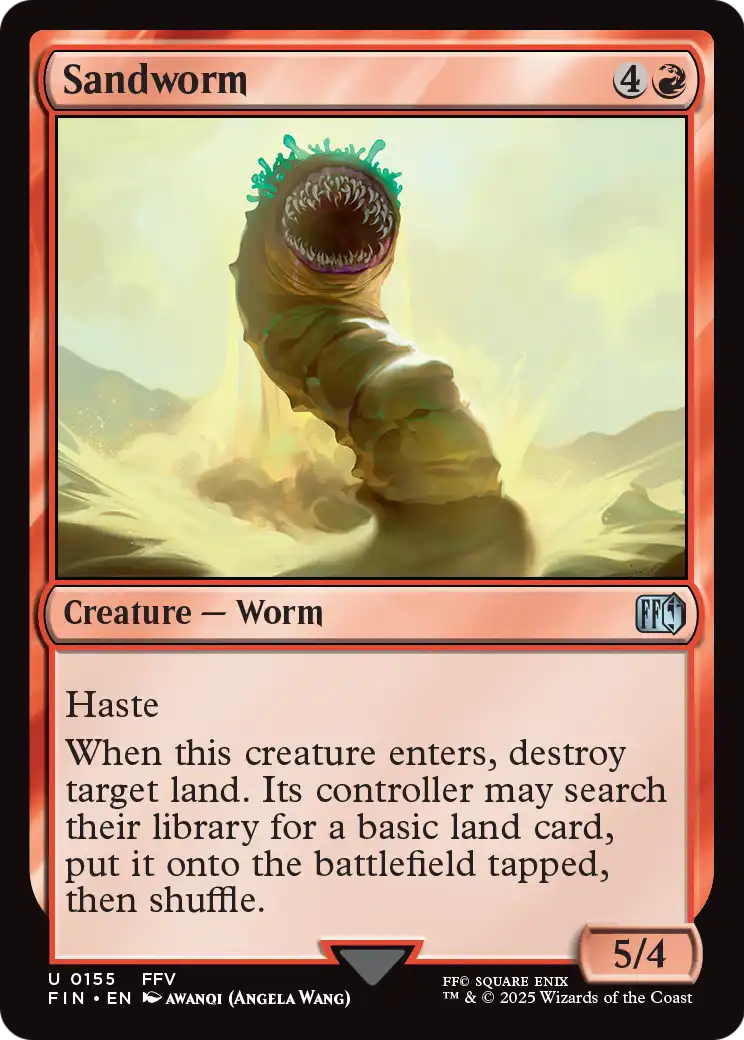 Sandworm (FIN-155) - FINAL FANTASY Foil