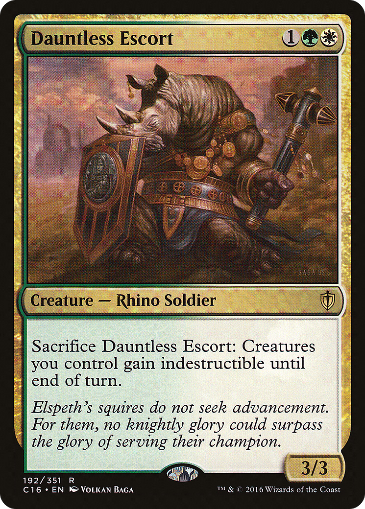 Dauntless Escort (C16-192) - Commander 2016
