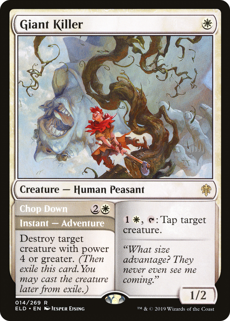 Giant Killer (PPELD-014) - Throne of Eldraine Promos Foil