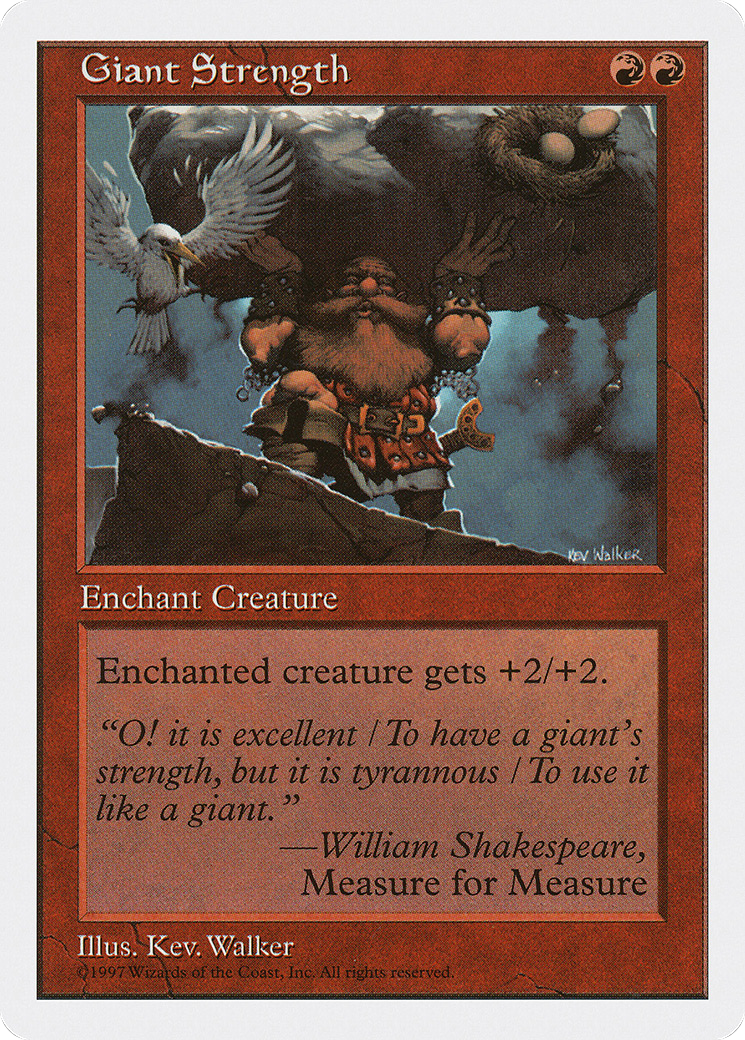 Giant Strength (5ED-) - Fifth Edition