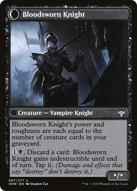Bloodsworn Squire (VOW-097) - Innistrad: Crimson Vow: (Double Faced Transform)