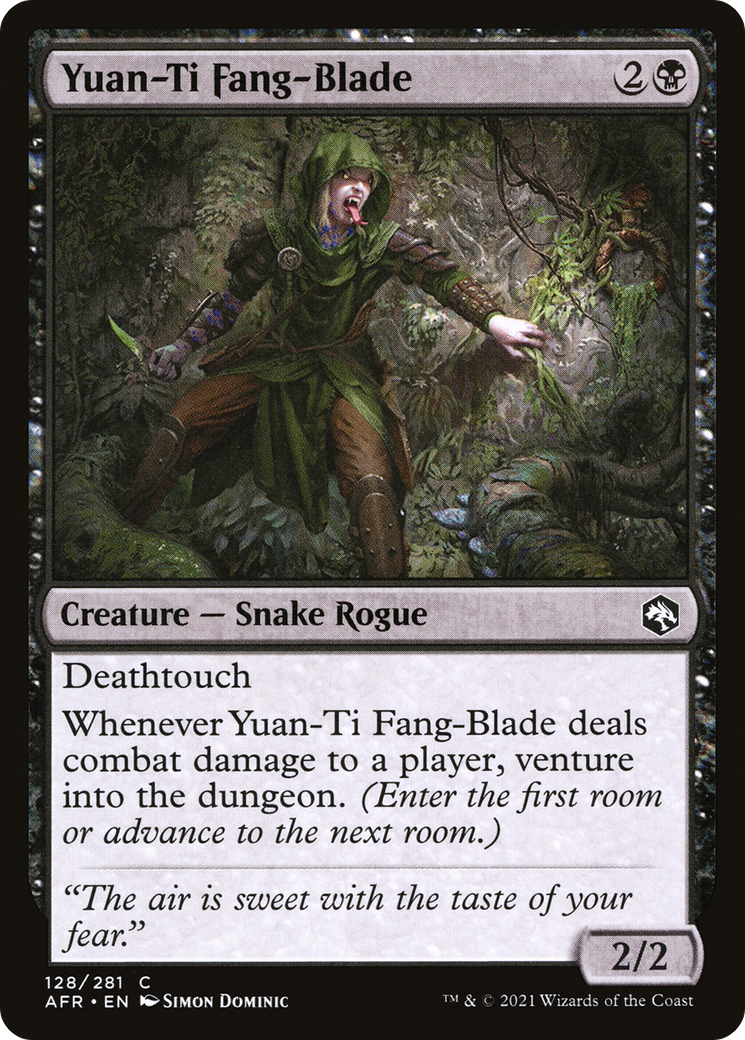 Yuan-Ti Fang-Blade (AFR-128) - Adventures in the Forgotten Realms Foil