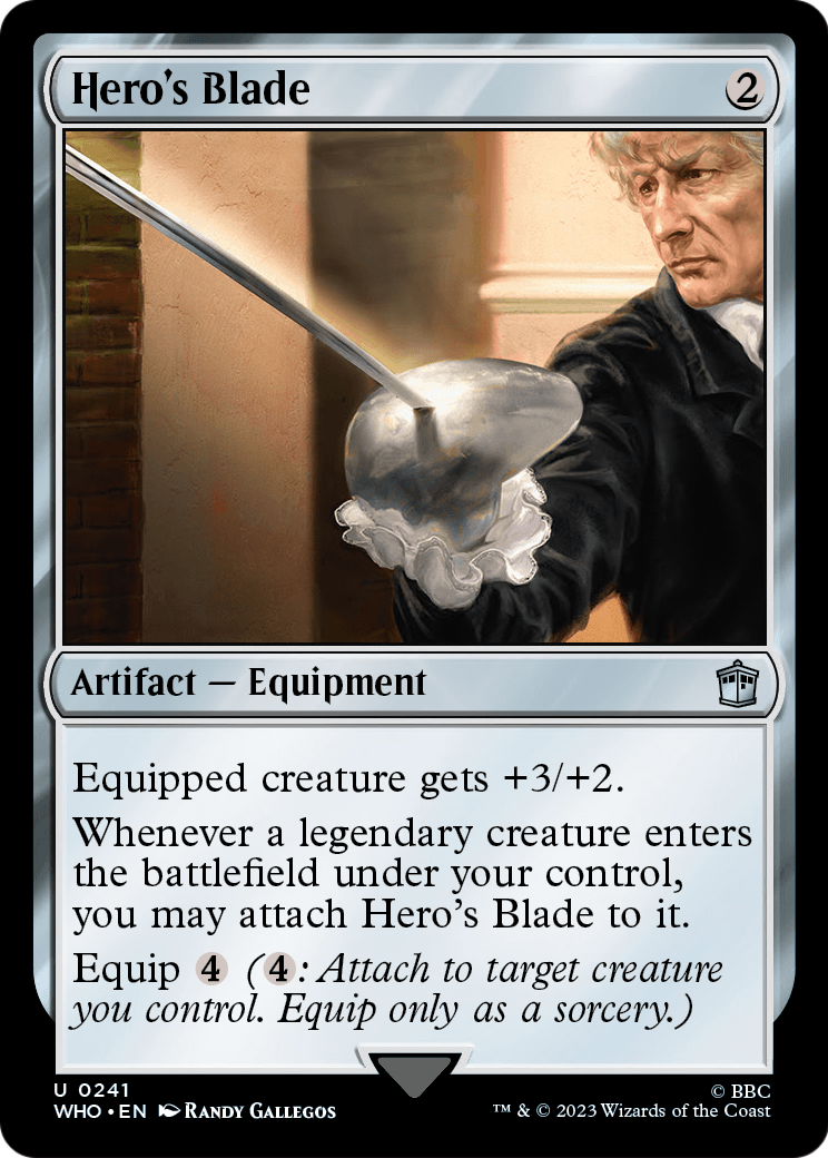 Hero's Blade (WHO-241) - Doctor Who