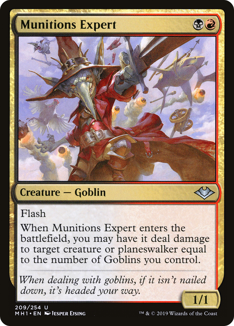 Munitions Expert (MH1-209) - Modern Horizons Foil