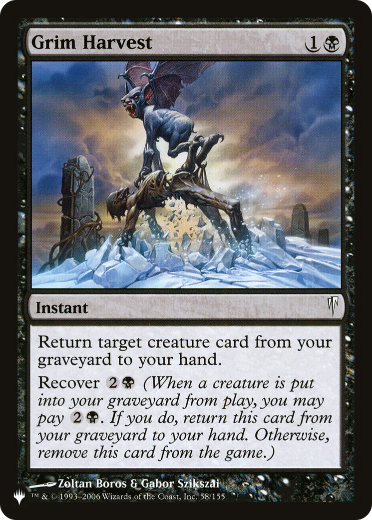 Grim Harvest (LIST-58/155) - The List