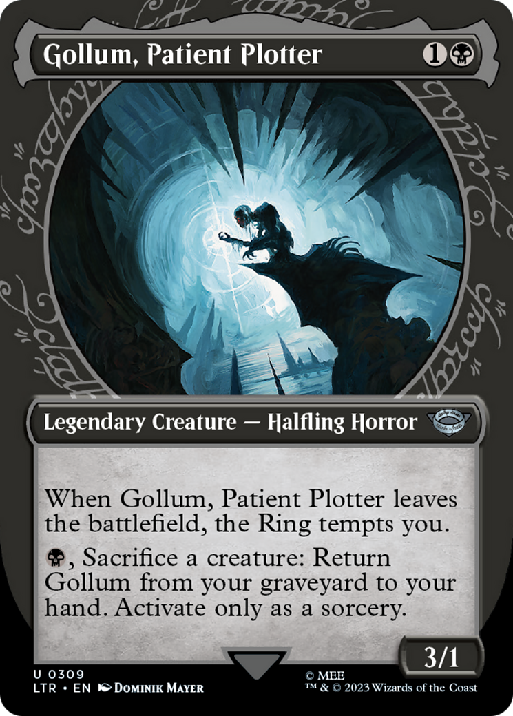 Gollum, Patient Plotter (Showcase) (LTR-309) - The Lord of the Rings: Tales of Middle-earth: (Showcase) (Borderless)