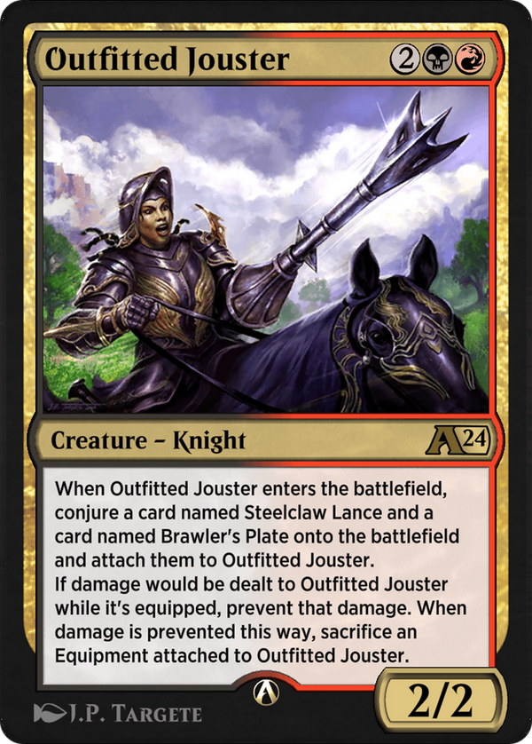 Outfitted Jouster (YWOE-022) - Alchemy: Wilds of Eldraine