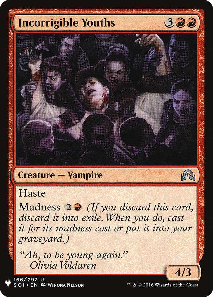 Incorrigible Youths (LIST-166) - The List