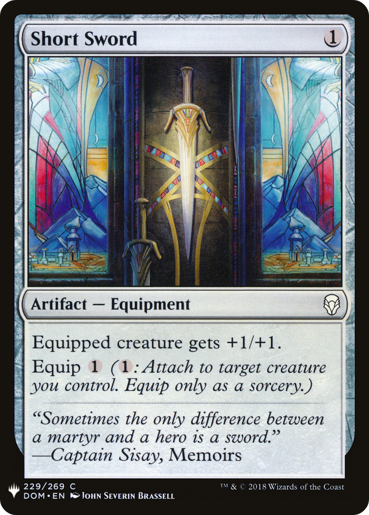 Short Sword (LIST-229) - The List