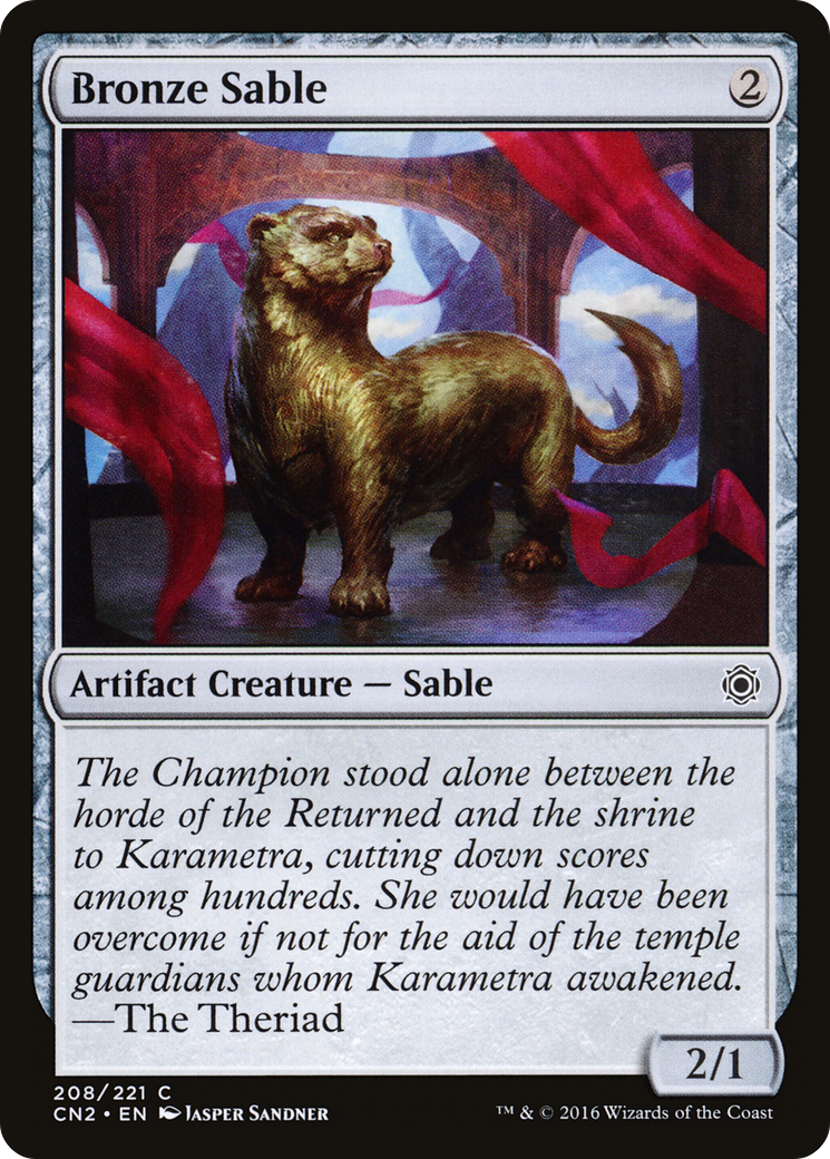 Bronze Sable (CN2-208) - Conspiracy: Take the Crown Foil