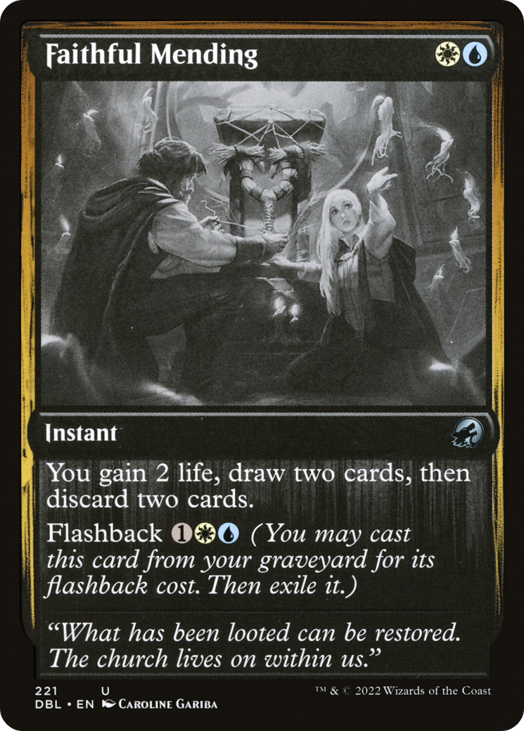 Faithful Mending (DBL-221) - Innistrad: Double Feature