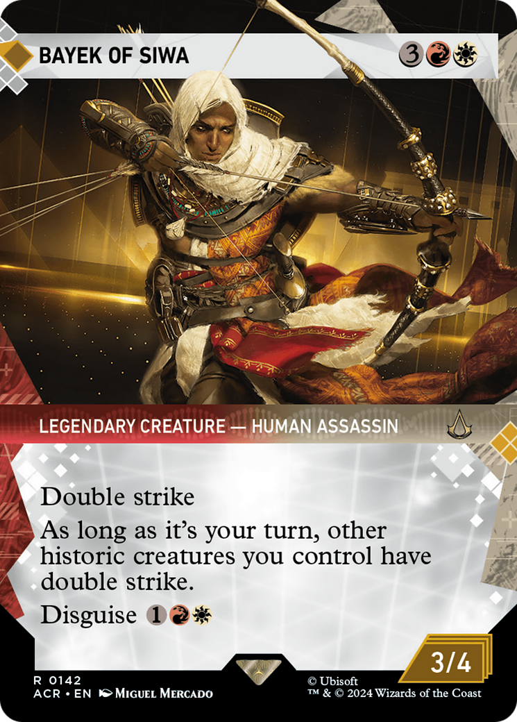 Bayek of Siwa (Showcase) (ACR-142) - Assassin's Creed: (Showcase) (Borderless) Foil