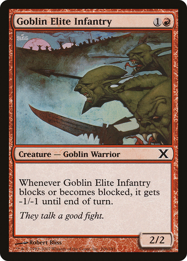 Goblin Elite Infantry (10E-206) - Tenth Edition Foil