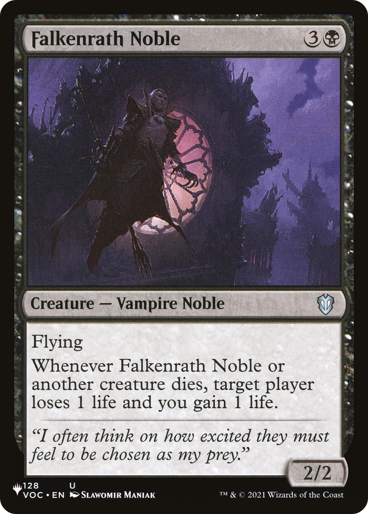 Falkenrath Noble (LIST-128/038) - The List