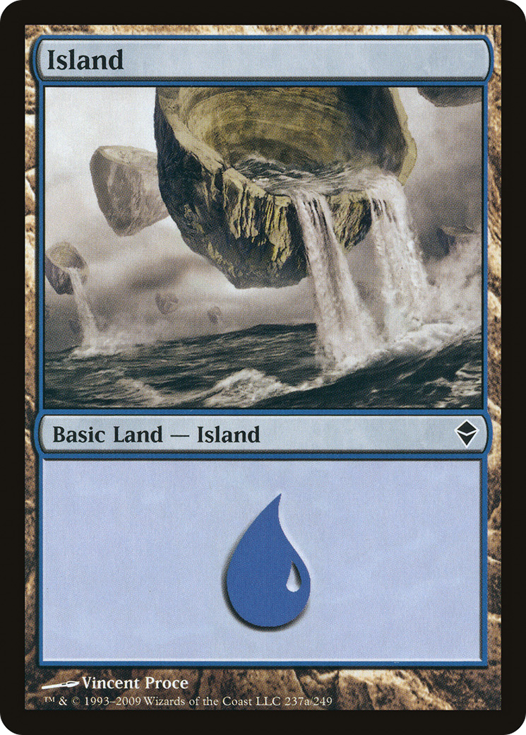 Island (237a) (ZEN-237A) - Zendikar