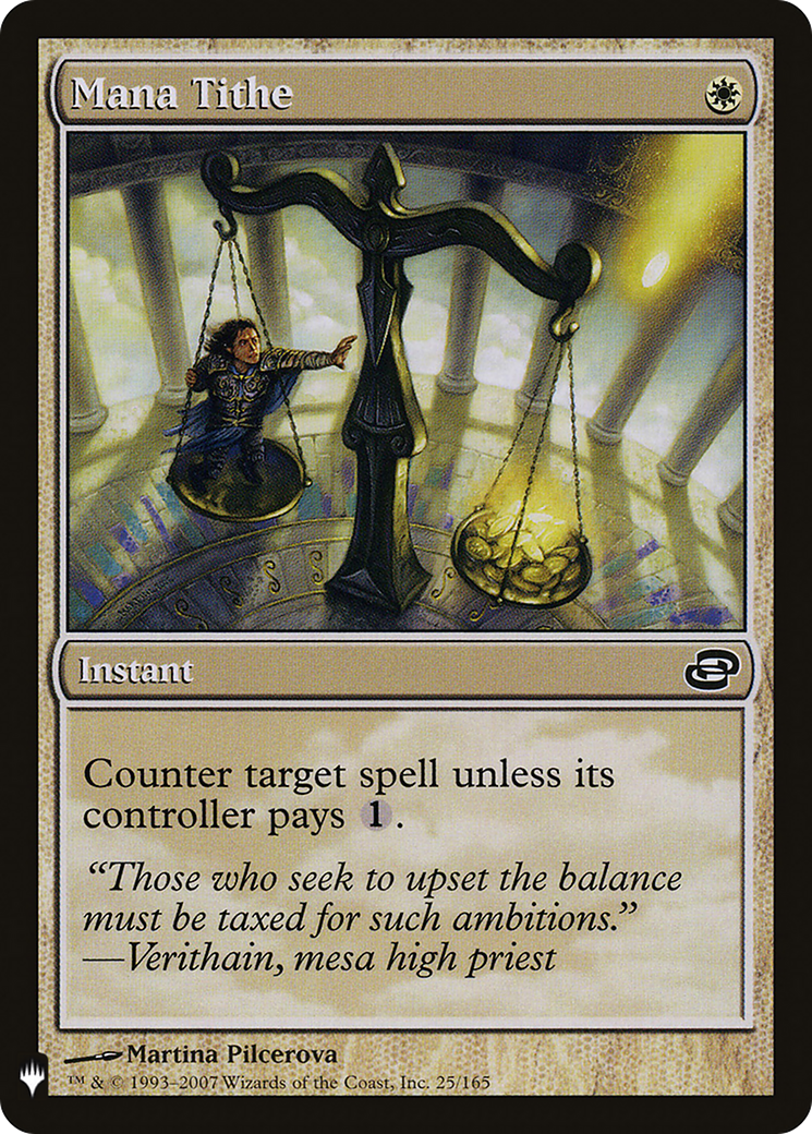 Mana Tithe (LIST-25/165) - The List: (colorshifted)