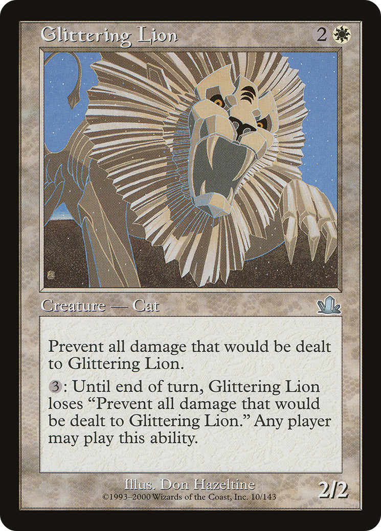 Glittering Lion (PCY-010) - Prophecy