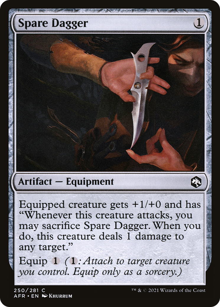 Spare Dagger (AFR-250) - Adventures in the Forgotten Realms Foil