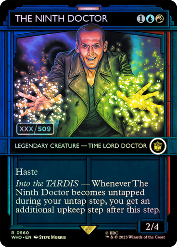 The Ninth Doctor (Serial Numbered) (WHO-560) - Doctor Who: (Showcase) (Borderless) Foil