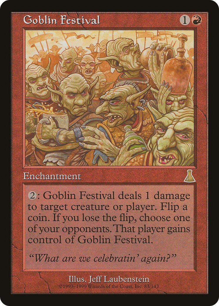 Goblin Festival (UDS-083) - Urza's Destiny Foil