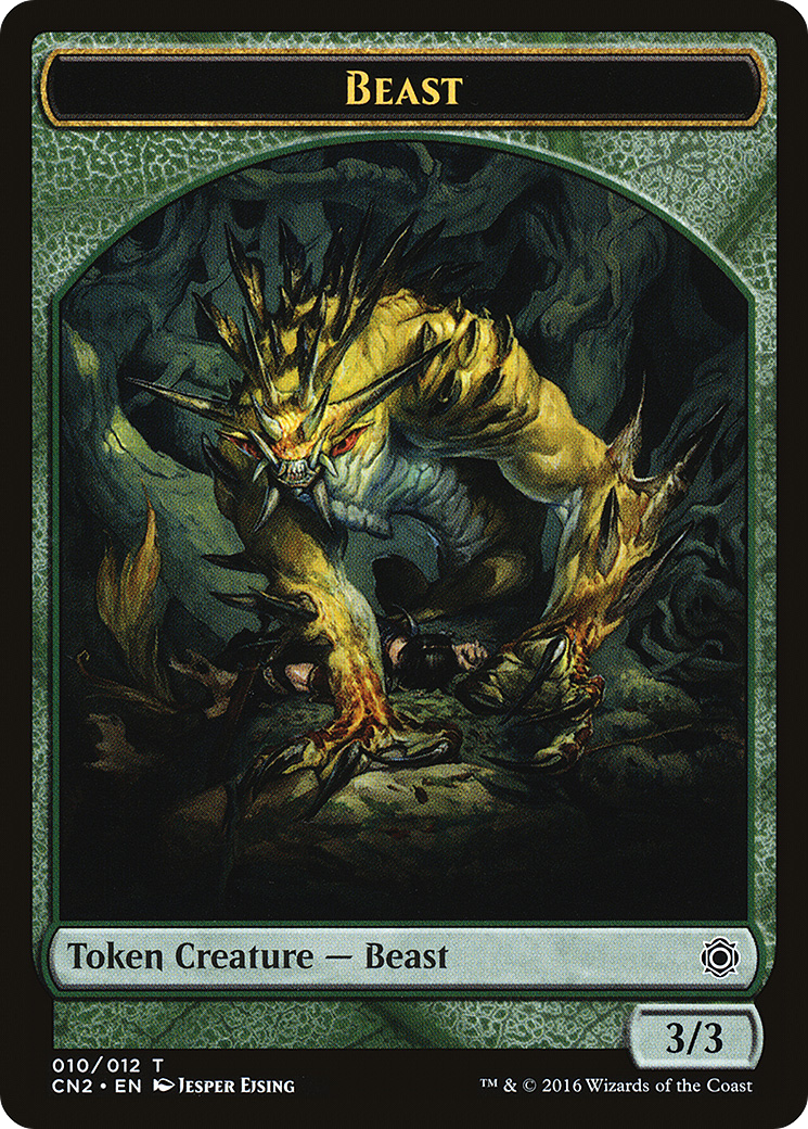 Beast Token (CN2-010) - Conspiracy: Take the Crown Tokens