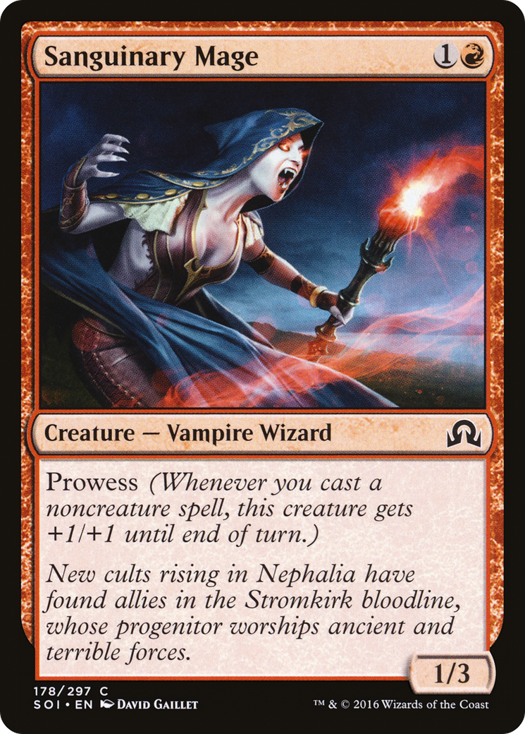 Sanguinary Mage (SOI-178) - Shadows over Innistrad Foil